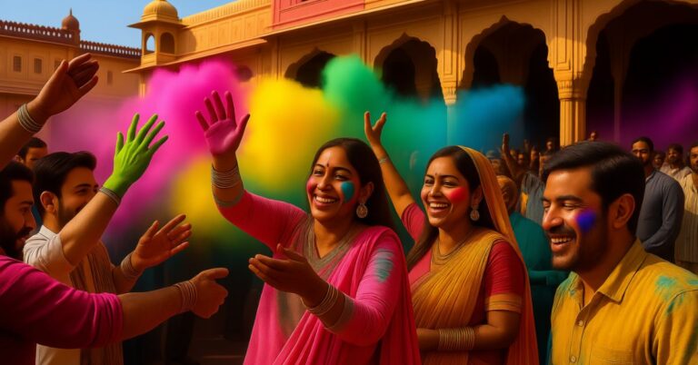 holi celebration jaipur